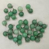 Green Aventurine Stone Ball Pendants 50pcs/lot