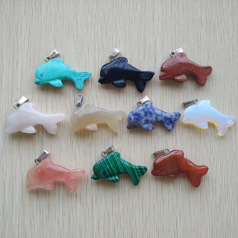 10pcs/lot Dolphin Charms Pendants for Jewelry Making