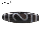 Natural Tibetan Dzi Beads Oval 38x12mm S hook