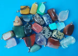 High Natural Gallet Stone Charm Pendants 24pcs/lot