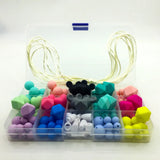 Silicone Teether Baby DIY Crafts Set Pacifier Clips Crib Toy