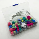 Silicone Teether Baby DIY Crafts Set Pacifier Clips Crib Toy