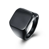 Titanium Steel Men's Ring - High Quality Jewelry