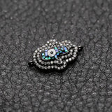 CZ Shell Charm Pendant Copper Jewelry Making Bracelets Necklaces