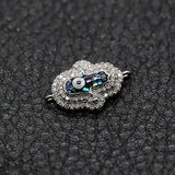 CZ Shell Charm Pendant Copper Jewelry Making Bracelets Necklaces