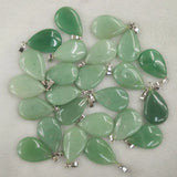 Green Aventurine Water Drop Pendants 50pcs/lot