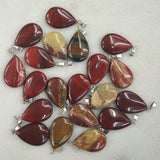 Rainbow Stone Water Drop Pendants 50pcs/lot