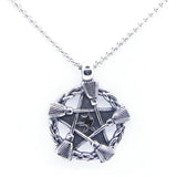 Jesus Cross Pendant Men's Stainless Steel Jewelry