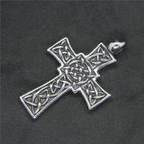 Jesus Cross Pendant Men's Stainless Steel Jewelry