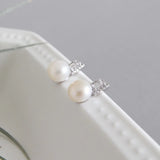 Pearl Earrings 925 Silver Jewelry Gift