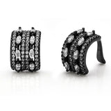 CZ Clip Earrings Rhinestone Wedding Party High Christmas