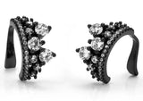 CZ Clip Earrings Rhinestone Wedding Party High Christmas