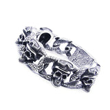 Real Pilot Ghost Chain Bracelet Stainless Steel Biker Bracelet