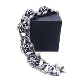 Real Pilot Ghost Chain Bracelet Stainless Steel Biker Bracelet