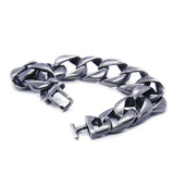 Rustic Retro Chain Bracelet Stainless Steel Band