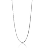 925 Silver Necklace for Women Girl Party Box Chain Jewelry
