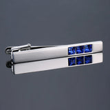 High Necktie Clip Crystal Tie Pin Wedding Business Birthday Charm