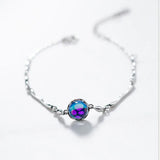 S925 Sterling Silver Mermaid Tears Pendant Necklace Women Jewelry