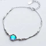 S925 Sterling Silver Mermaid Tears Pendant Necklace Women Jewelry