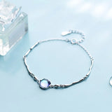 S925 Sterling Silver Mermaid Tears Pendant Necklace Women Jewelry