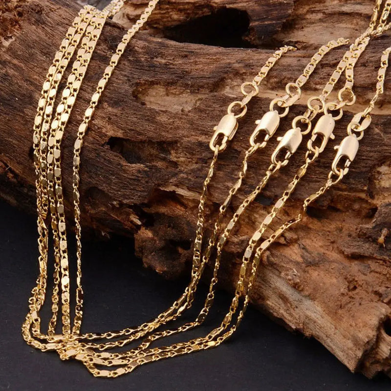 S925 Silver 10 pcs 2 mm Smooth Necklace for Men 16-30 inch Silver N24