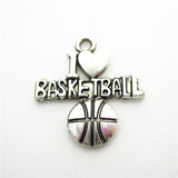 20pcs Softball Yoga Swimming Dangle Charms DIY Jewelry Floating Charms