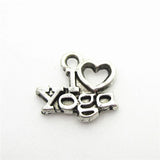 20pcs Softball Yoga Swimming Dangle Charms DIY Jewelry Floating Charms