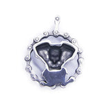 Motorcycles Chain Skull Engine Pendant Stainless Steel Biker Skull Pendant