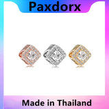 S925 Sterling Silver Geometric Radiance Charm Pack Bead Set