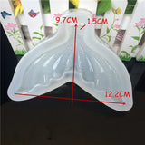 Fishtail Liquid Silicone Mold DIY Resin Jewelry Pendant Lanugo Mold
