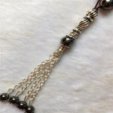 Islamic Muslim Tasbih Allah Hematite Stone 33 Prayer Beads for Men & Women