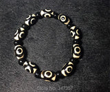 Tibet Dzi Bracelet 3pcs/lot Two Eyes Dzi Beads For Man and Women
