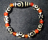 Tibet Dzi Bracelet 3pcs/lot Two Eyes Dzi Beads For Man and Women