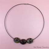 Ethnic Style Oval Chocker Necklace Beach Accessories
