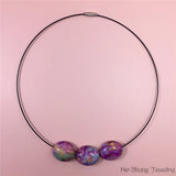 Ethnic Style Oval Chocker Necklace Beach Accessories