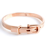 B050 Belt Buckle Bangle Stainless Steel Bracelet 3 Colors