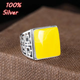 925 Silver 10*14mm Wax Ring Blanks Settings Adjustable DIY Jewelry