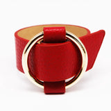 Punk Exaggeration Wide Leather Bracelet for Women
