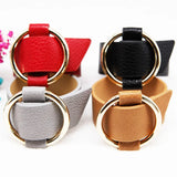 Punk Exaggeration Wide Leather Bracelet for Women