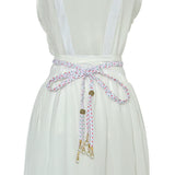 Vintage Braided Pearl Tassel Waist Chain Fringed Belt