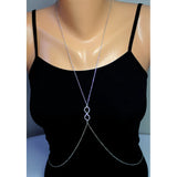 Female Bodychain Necklace Lucky Eight Body Chain Necklace
