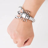 Stainless Steel Crocodile Cuff Bracelet for Men