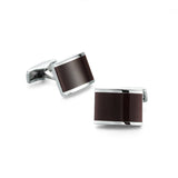 Red Enamel Cufflinks Christmas Men's Shirt Button Plating Cufflink Gemelos