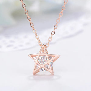 Star Pendant Necklace Sweet Women's Necklace