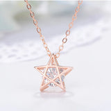 Star Pendant Necklace Sweet Women's Necklace