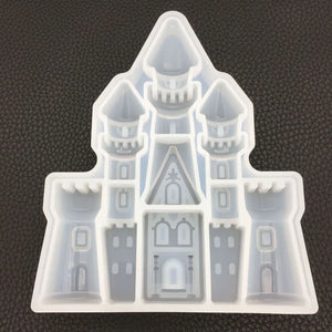Transparent Silicone Dream Castle Mould Square DIY Epoxy Jewelry Mold