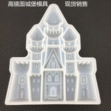 Transparent Silicone Dream Castle Mould Square DIY Epoxy Jewelry Mold