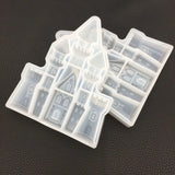 Transparent Silicone Dream Castle Mould Square DIY Epoxy Jewelry Mold