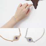 925 Silver Eyes Charm Bracelets for Women