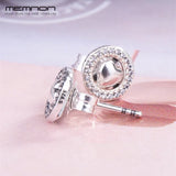 Autumn 925 Sterling Silver Forever Heart Stud Earrings for Women